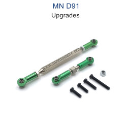 MN MODEL MN91 Upgrade parts Steering and Servo Connect Rods green