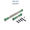 MN MODEL MN91 Upgrade parts Steering and Servo Connect Rods green
