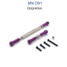 MN MODEL MN91 Upgrade parts Steering and Servo Connect Rods purple