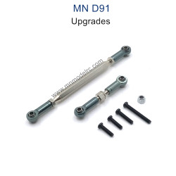 MN MODEL MN91 Upgrade parts Steering and Servo Connect Rods gray