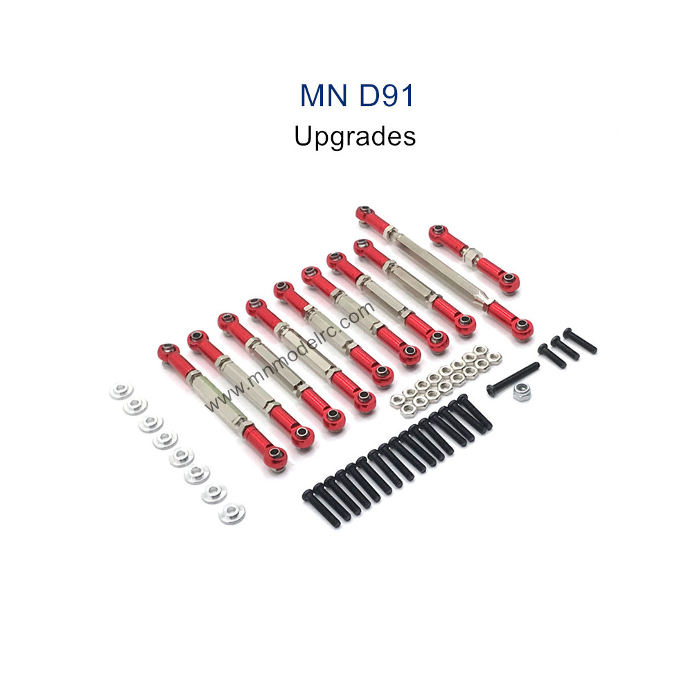 MN MODEL MN91 Upgrade parts Connect Rods red