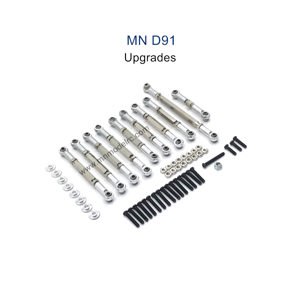 MN MODEL MN91 Upgrade parts Connect Rods silver