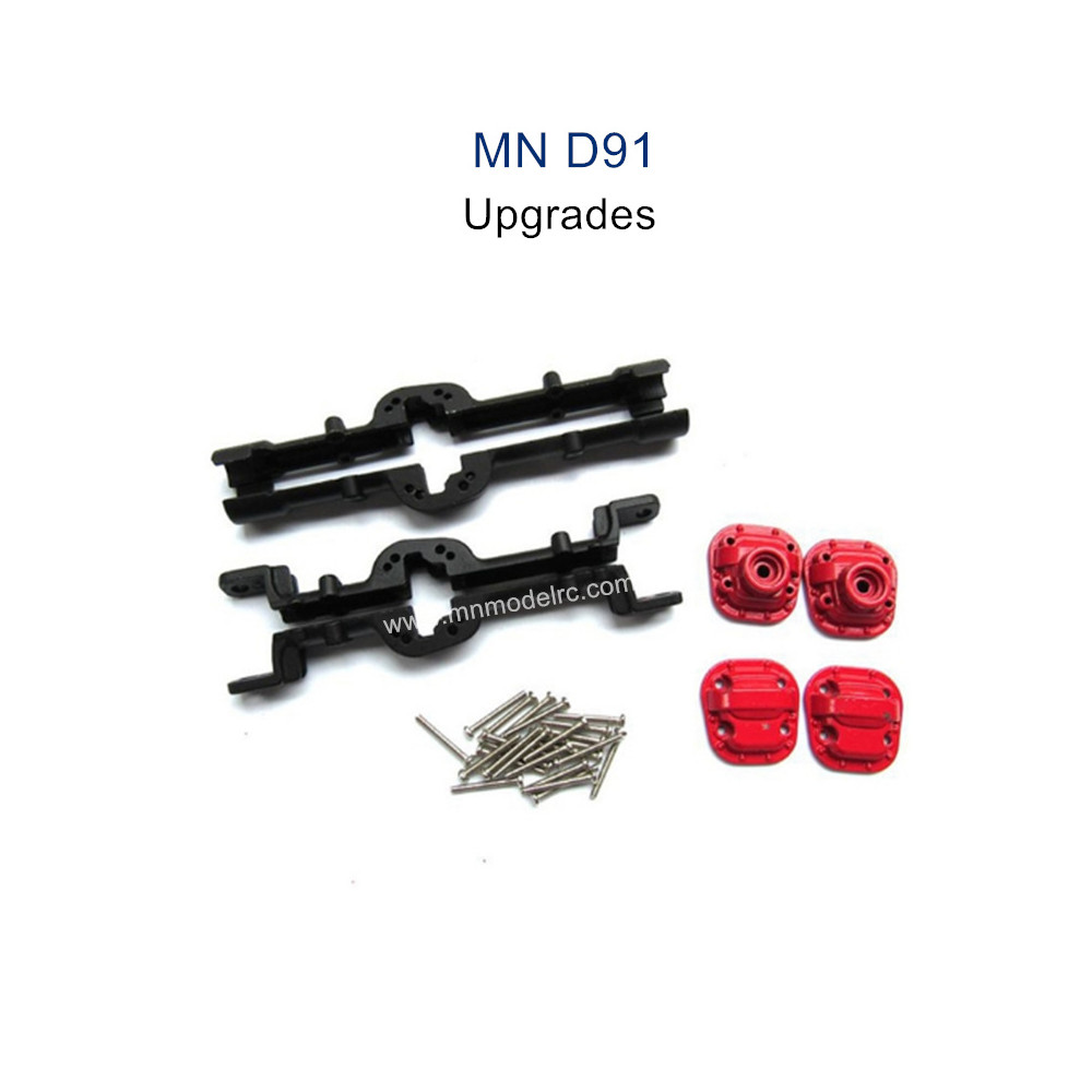 MN MODEL MN91 Upgrade parts Front and Rear Axle Shell black