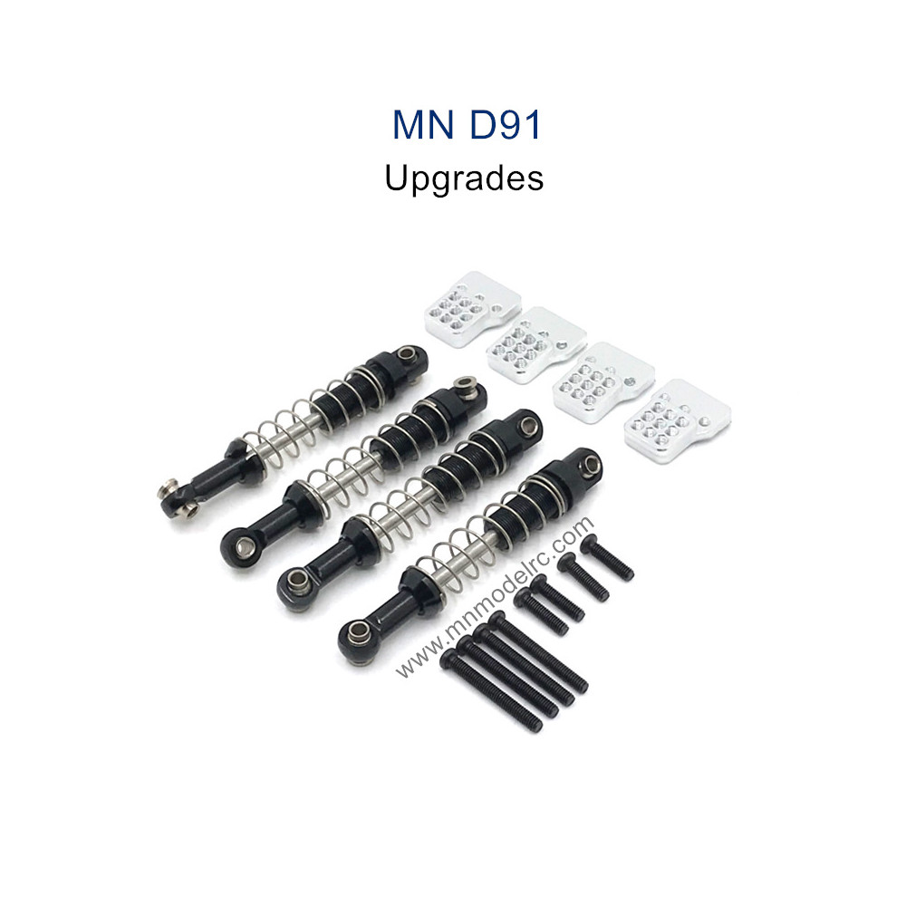 MN MODEL MN91 Upgrade parts Metal Shock and Seat black