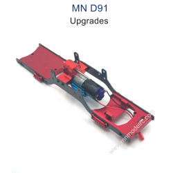 MN MODEL MN91 Upgrade parts Metal Body Frame with Motor red