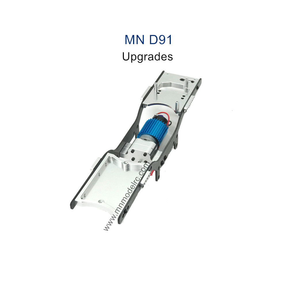 MN MODEL MN91 Upgrade parts Metal Body Frame with Motor silver