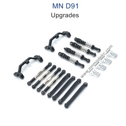 MN MODEL MN91 Upgrade parts Shock Connect Rods and Fixing Seat black