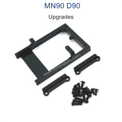 MN MODEL MN-90 Upgrade Parts Servo Holder and Shock Seat black