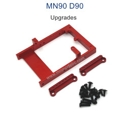 MN MODEL MN-90 Upgrade Parts Servo Holder and Shock Seat red
