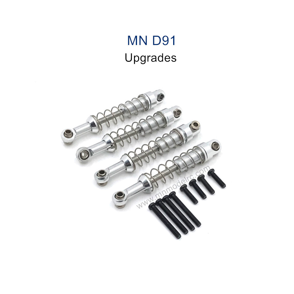 MN MODEL MN91 Upgrade parts Metal Shocks silver