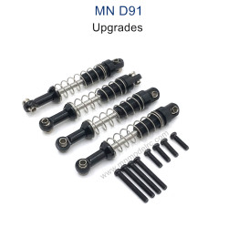 MN MODEL MN91 Upgrade parts Metal Shocks black
