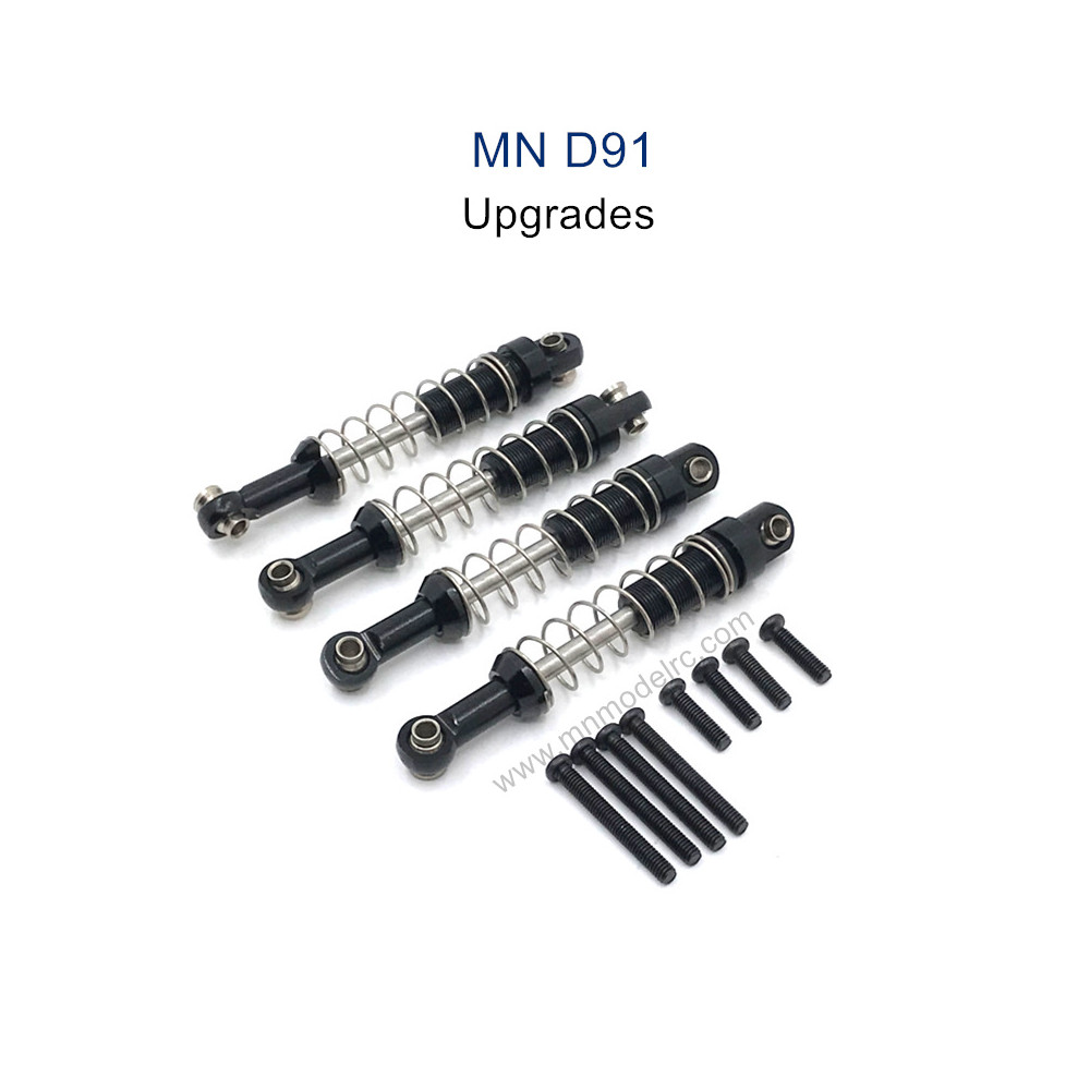 MN MODEL MN91 Upgrade parts Metal Shocks black