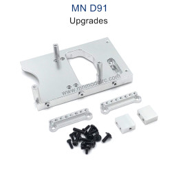 MN MODEL MN91 Upgrade parts Servo Seat and Shocks Tower silver