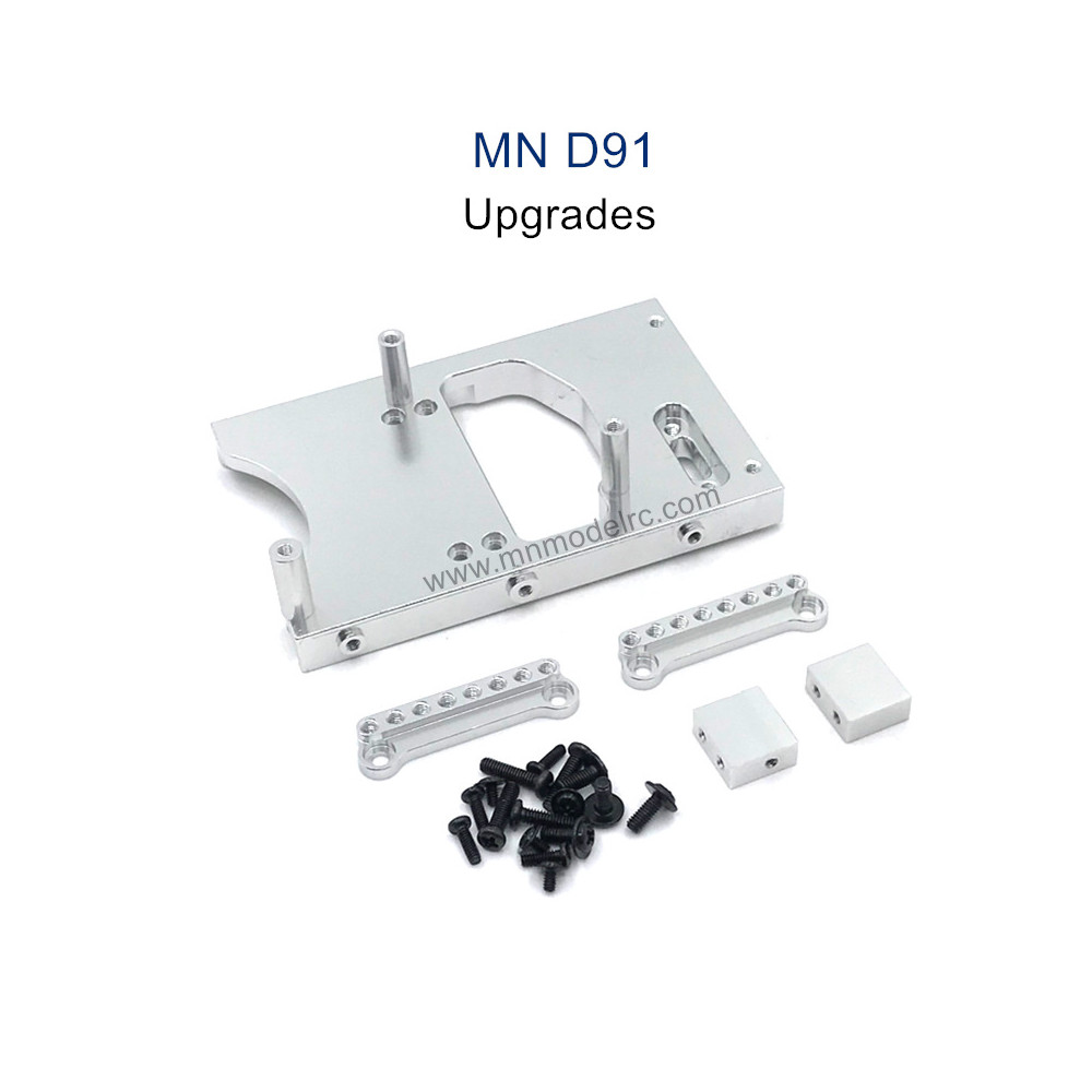MN MODEL MN91 Upgrade parts Servo Seat and Shocks Tower silver