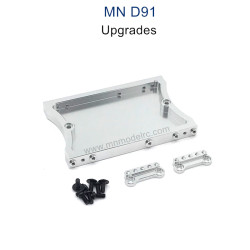 MN MODEL MN91 Upgrade parts Shock Tower and Tail Plate silver