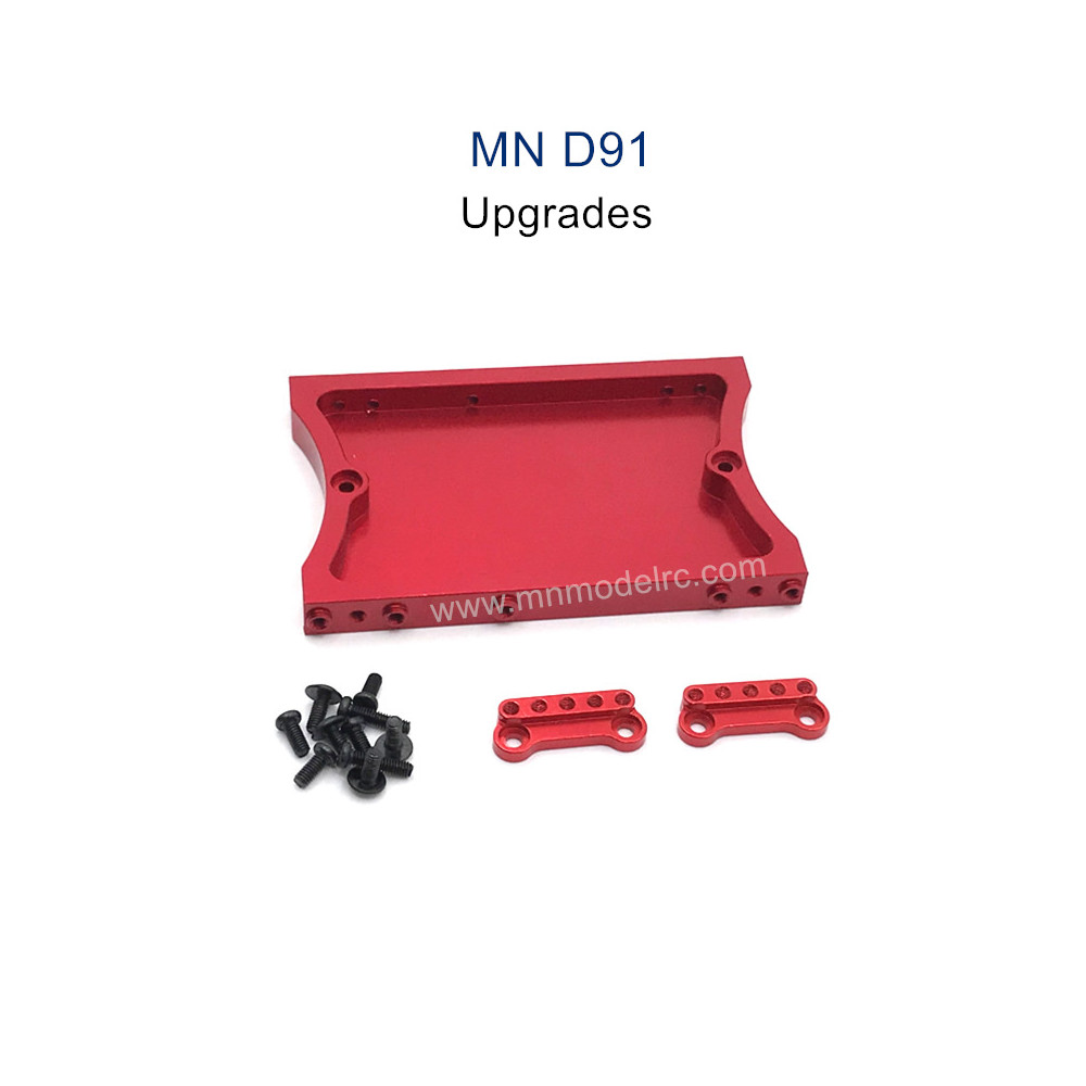 MN MODEL MN91 Upgrade parts Shock Tower and Tail Plate red