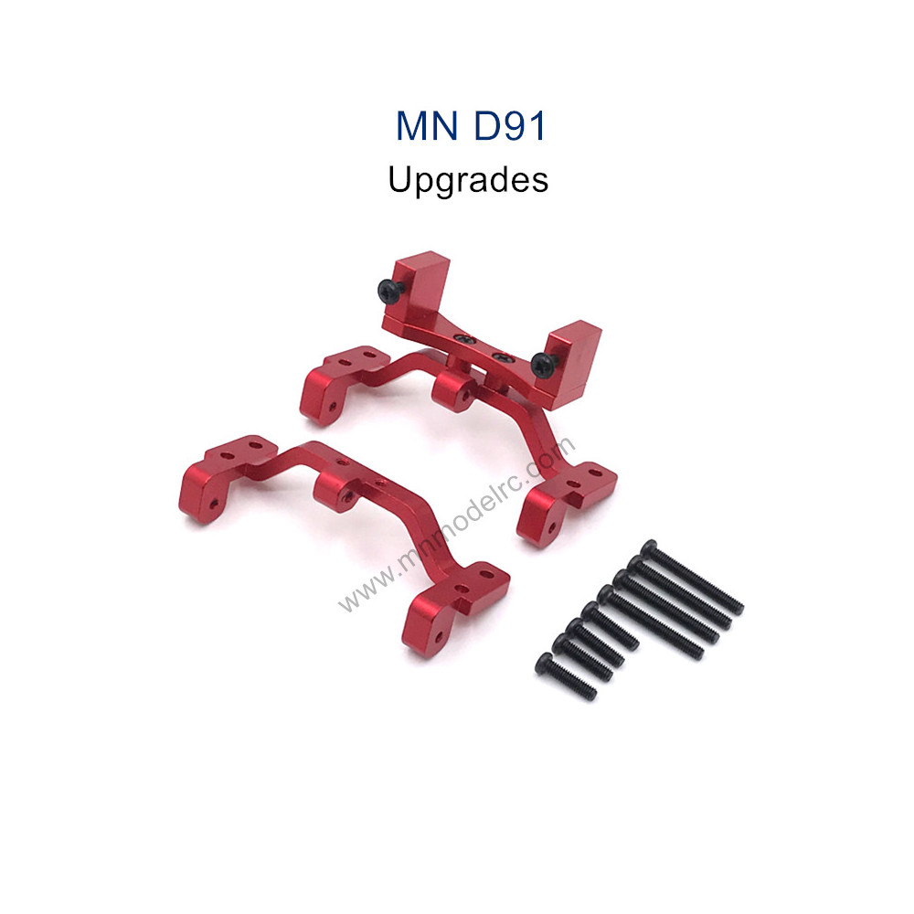 MN MODEL MN91 Upgrade parts Connect Rod Seat and Rear Servo Seat red