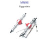 MN MODEL MN96 upgrade parts Metal Front and Rear Axle Assembly silver