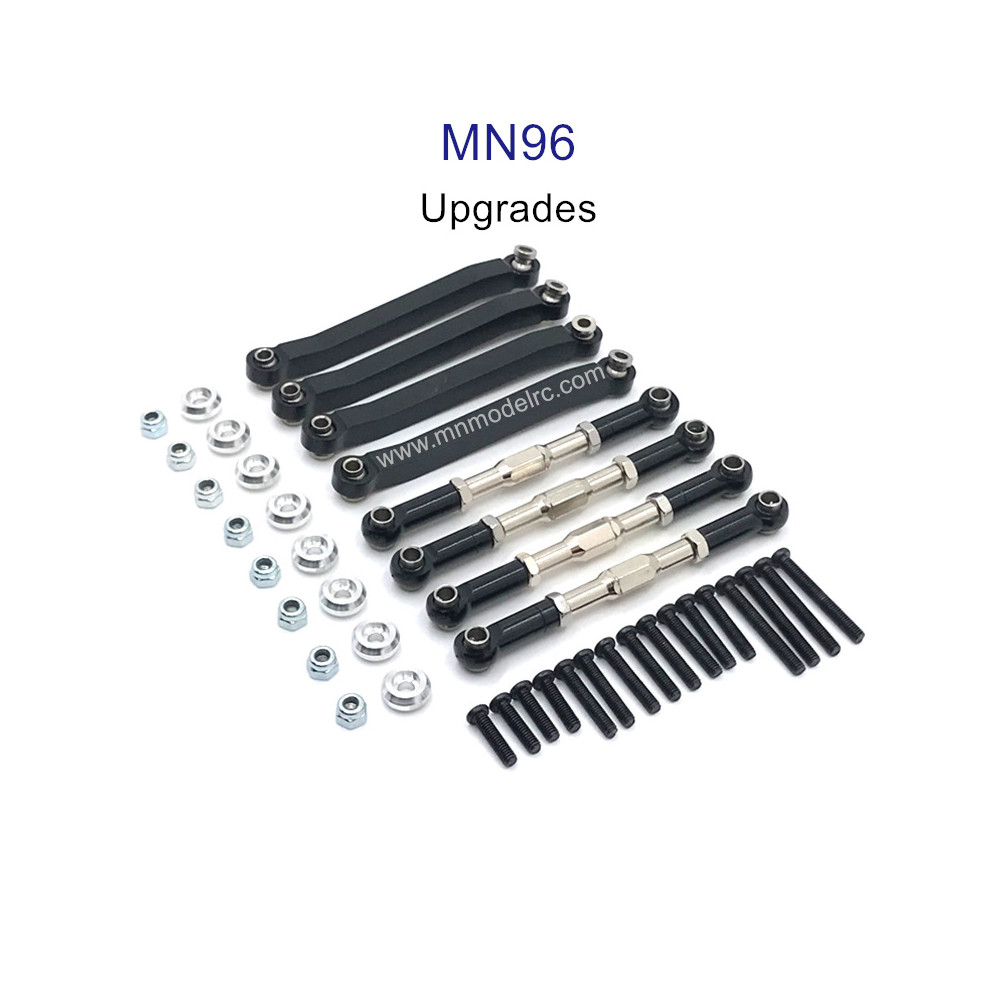 MN MODEL MN96 upgrade parts Metal Connect Rods black