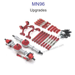 MN MODEL MN96 upgrade parts Metal Parts kit red