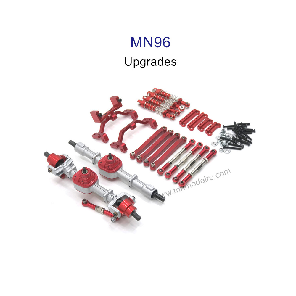 MN MODEL MN96 upgrade parts Metal Parts kit red