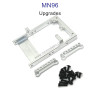 MN MODEL MN96 upgrade parts Servo Holder and Shock Seat silver