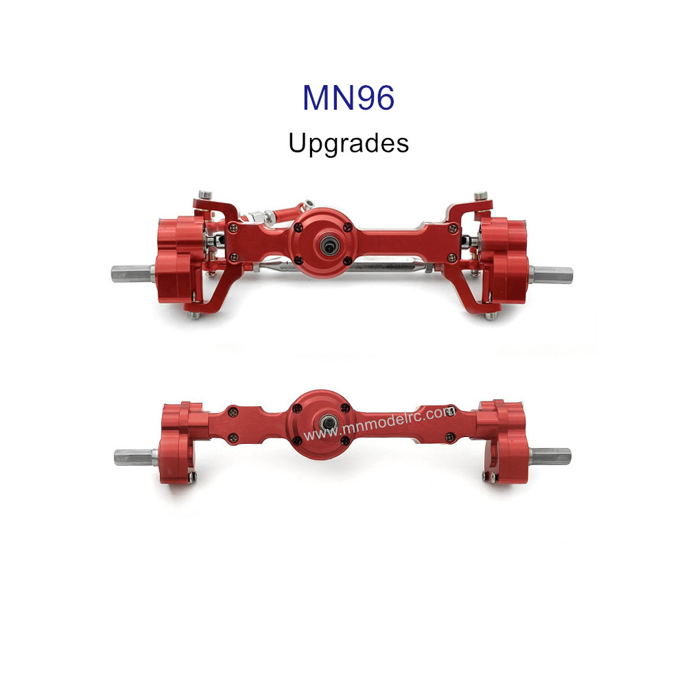 MN MODEL MN96 upgrade parts Front and Rear Axle Assembly red