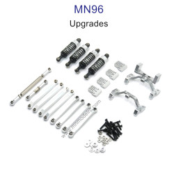 MN MODEL MN96 upgrade parts Shock absorber and Connect Rod silver