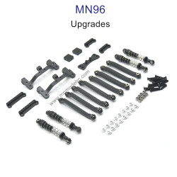 MN MODEL MN96 upgrade parts Connect Rod and Shocks black