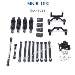 MN MODEL MN-90 Upgrade Parts Shock absorber and Connect Rod black