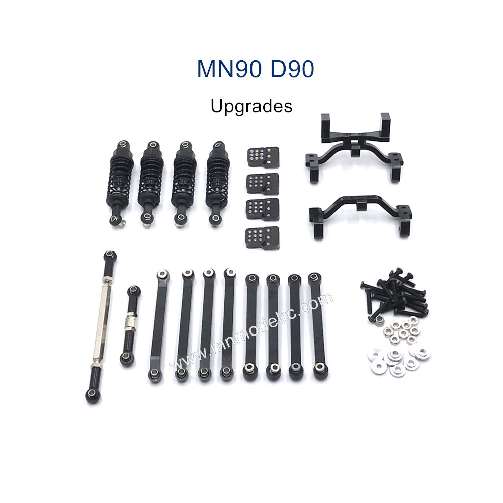 MN MODEL MN-90 Upgrade Parts Shock absorber and Connect Rod black