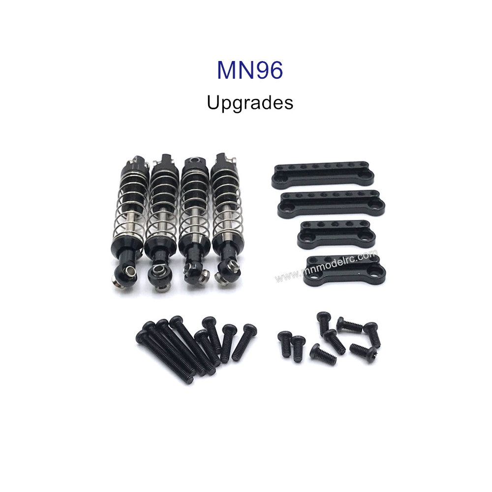MN MODEL MN96 upgrade parts Metal Shock and Shock Seat black