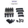 MN MODEL MN96 upgrade parts Metal Shock and Shock Seat black