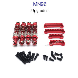 MN MODEL MN96 upgrade parts Metal Shock and Shock Seat red
