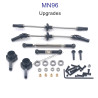 MN MODEL MN96 upgrade parts Front and Rear Axle Assembly and Connect Rods black