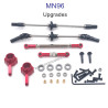 MN MODEL MN96 upgrade parts Front and Rear Axle Assembly and Connect Rods red
