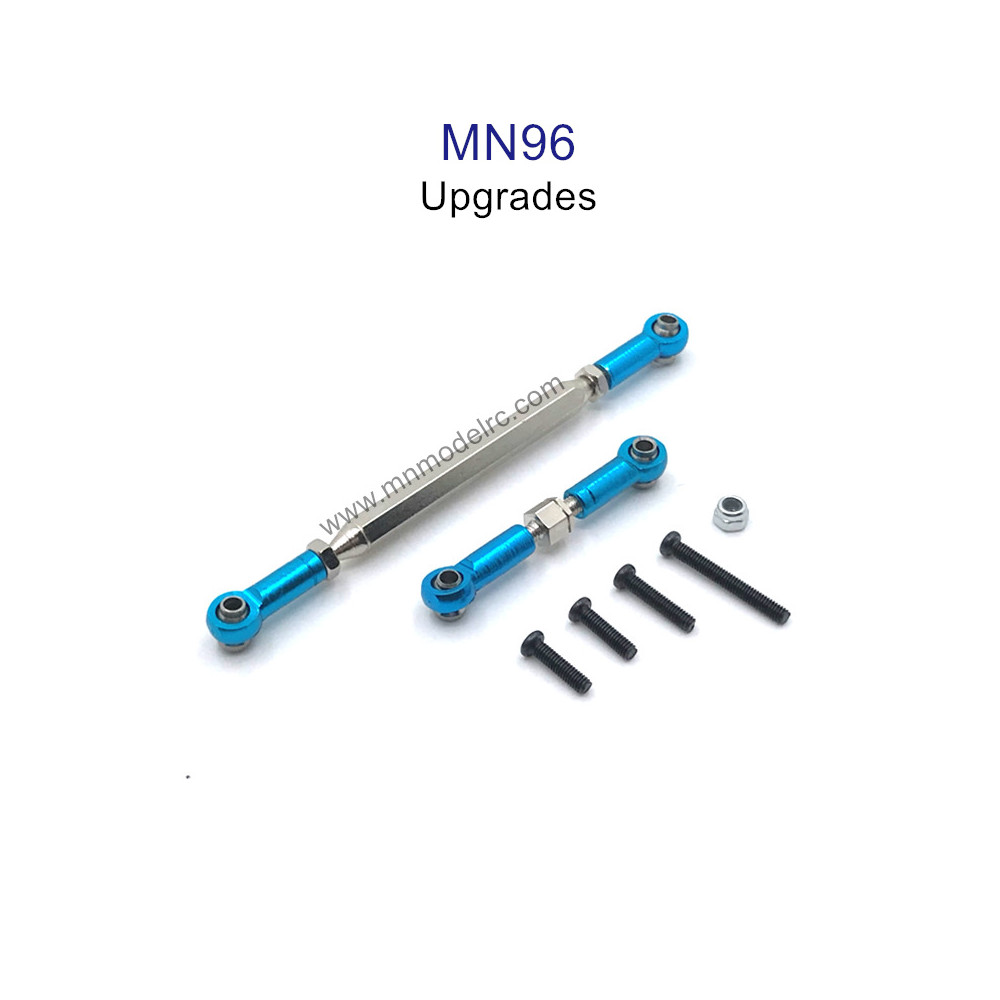 MN MODEL MN96 upgrade parts Steering and Servo Connect Rods blue