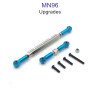 MN MODEL MN96 upgrade parts Steering and Servo Connect Rods blue