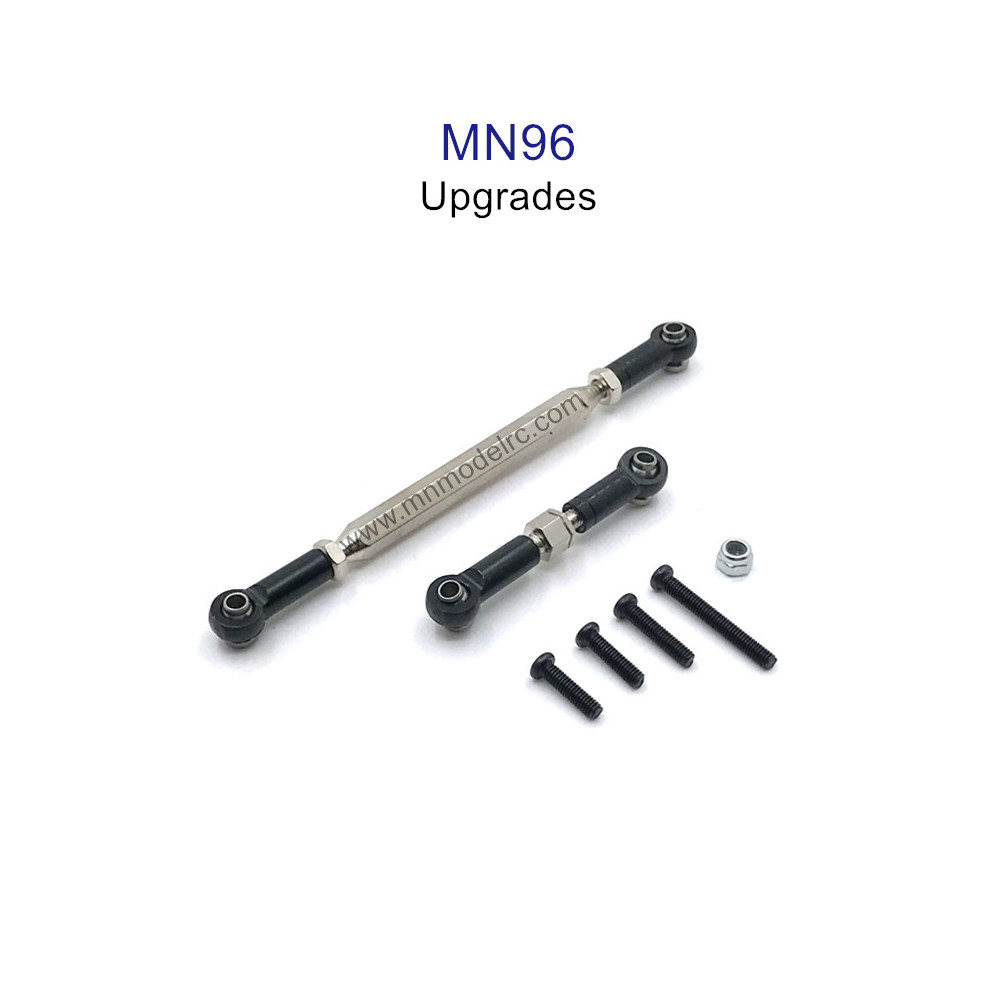 MN MODEL MN96 upgrade parts Steering and Servo Connect Rods black