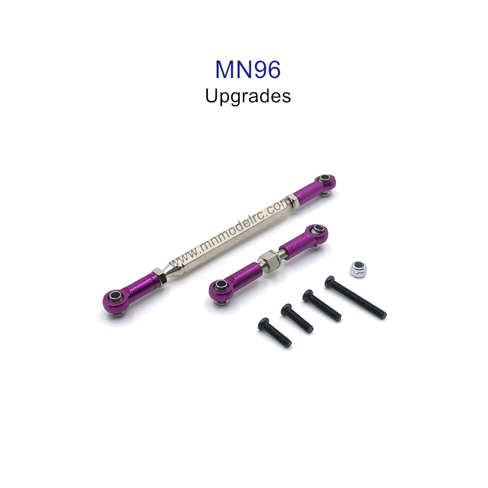 MN MODEL MN96 upgrade parts Steering and Servo Connect Rods purple