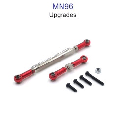 MN MODEL MN96 upgrade parts Steering and Servo Connect Rods red
