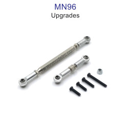 MN MODEL MN96 upgrade parts Steering and Servo Connect Rods silver