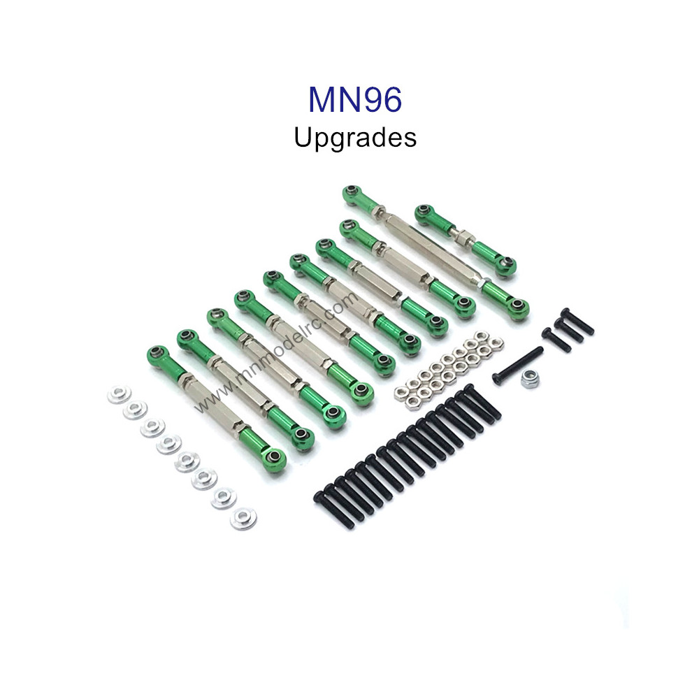 MN MODEL MN96 upgrade parts Connect Rods green