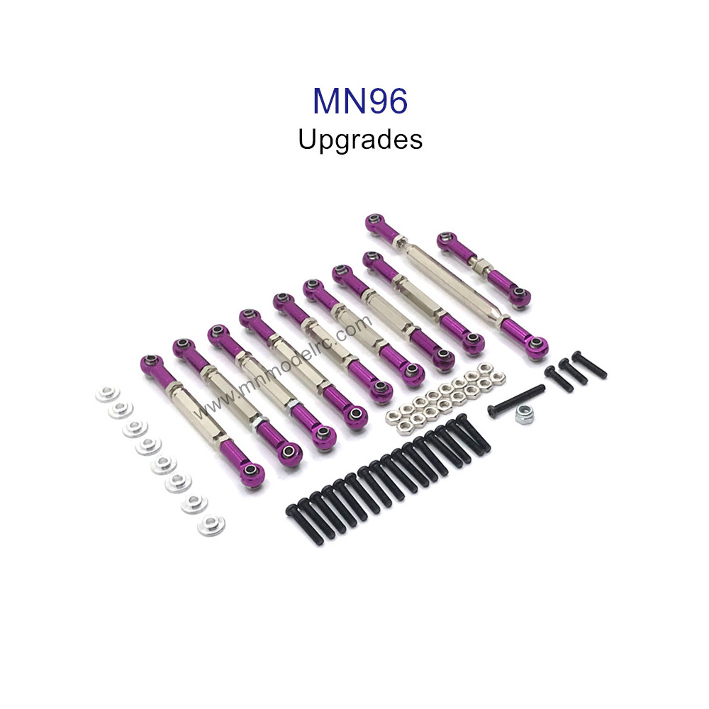 MN MODEL MN96 upgrade parts Connect Rods purple