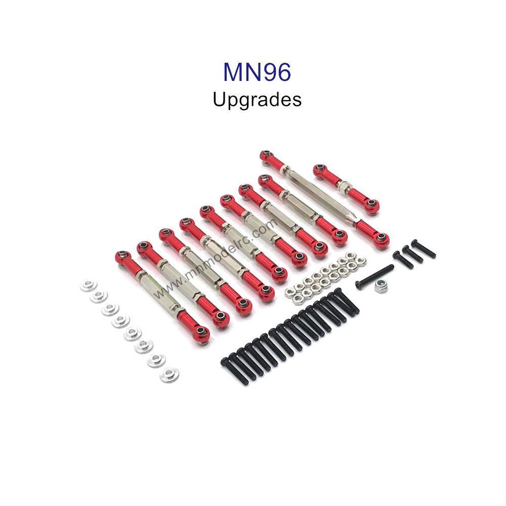 MN MODEL MN96 upgrade parts Connect Rods red