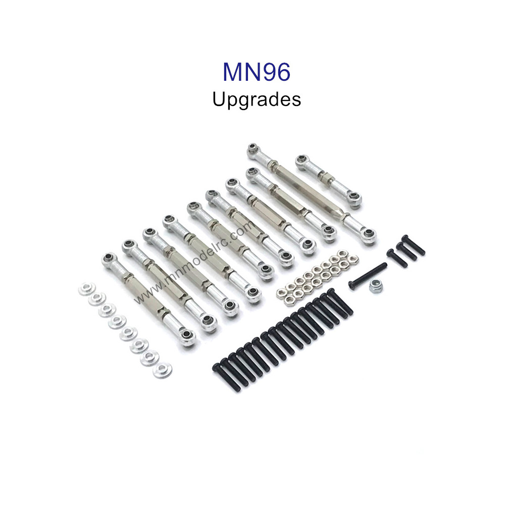 MN MODEL MN96 upgrade parts Connect Rods silver