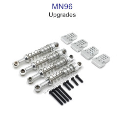 MN MODEL MN96 upgrade parts Metal Shock and Seat silver