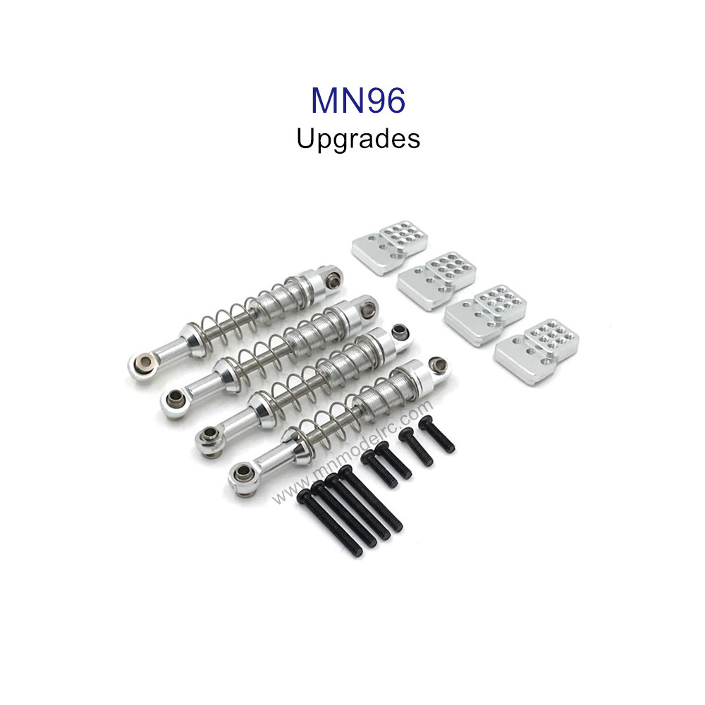 MN MODEL MN96 upgrade parts Metal Shock and Seat silver