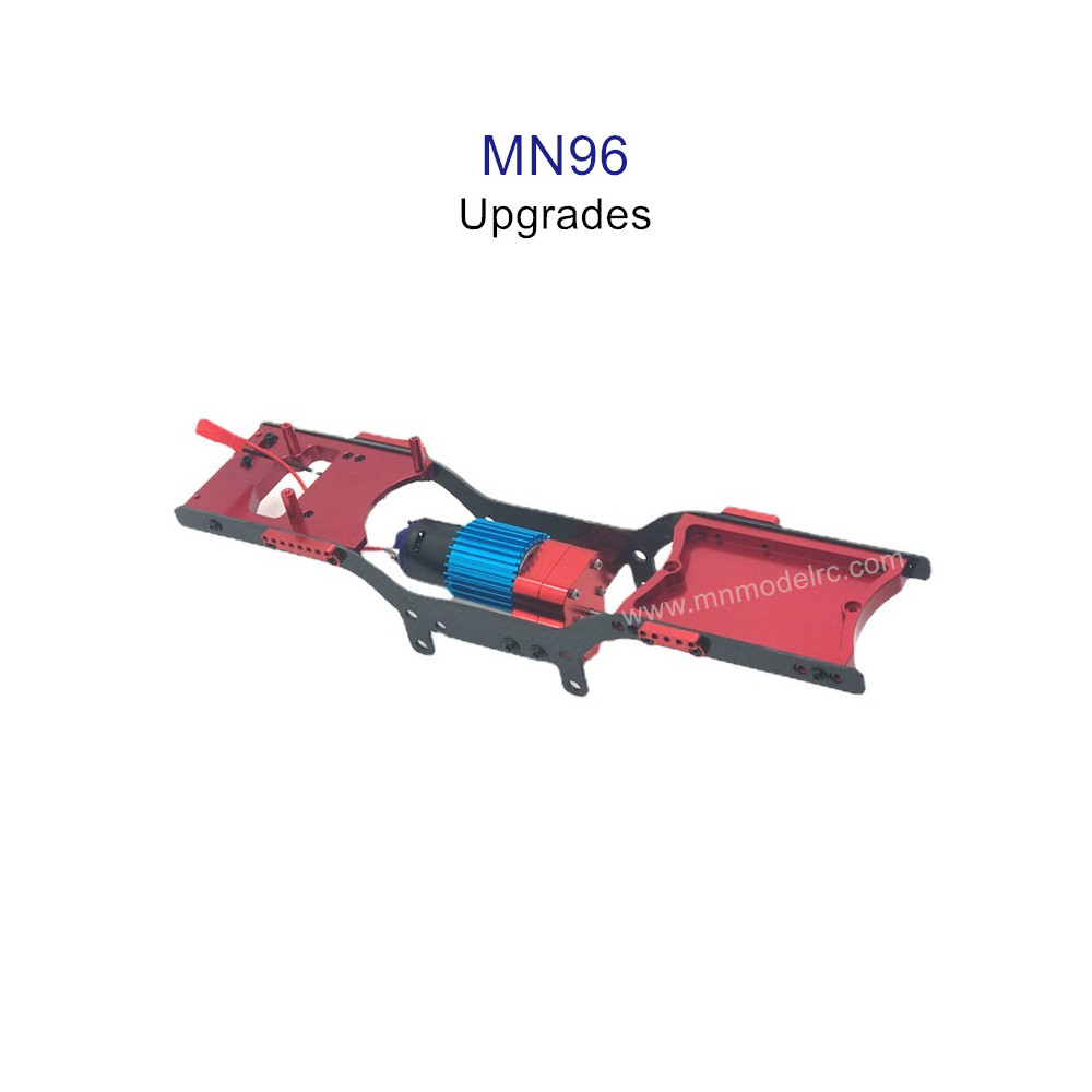 MN MODEL MN96 upgrade parts Metal Body Frame with Motor red