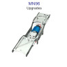 MN MODEL MN96 upgrade parts Metal Body Frame with Motor silver